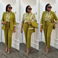 Jacket - Blouse- Pants 3 pieces set  42-48