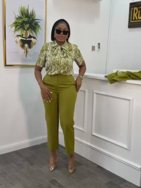 Jacket - Blouse- Pants 3 pieces set  42-48